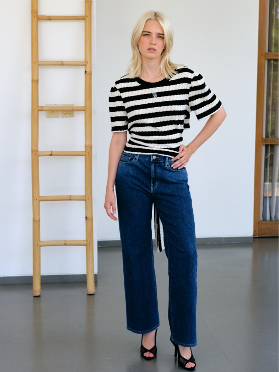 301 MID RISE STRETCH STRAIGHT JEANS
