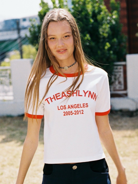 LOS ANGELES CROP T SHIRT_WHITE/RED